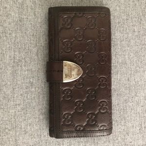 Gucci - Dark Brown Guccissima Wallet
